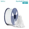 Miniatyrbillede 2 af 2: 3D Filament, 1,75 mm Diameter, ±0,02 mm Dimensionel Nøjagtighed, 3 kg Spole,PLA PLUS Hvid