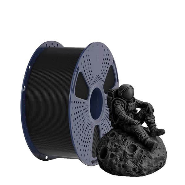 3D Filament, 1,75 mm Diameter, ±0,02 mm Dimensionel Nøjagtighed, 3 kg Spole,PLA Sort
