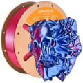 Miniatyrbillede 1 af 2: Silk PLA filament, dual farve, 1,75 mm diameter, høj udskrivningshastighed,Blå Rød