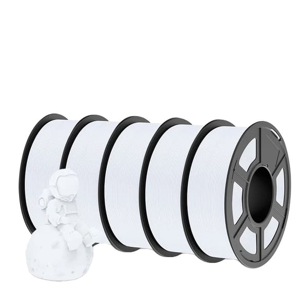 Højhastigheds PLA Filament, 1,1 kg, 1,75 mm Diameter, Pænt Vundet,HSPLA Hvid 5pcs