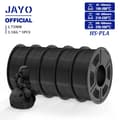 Miniatyrbild 2 av 2: Hög hastighet PLA-filament, 1,1 kg, 1,75 mm diameter, snyggt upplindad,HSPLA Svart 5st