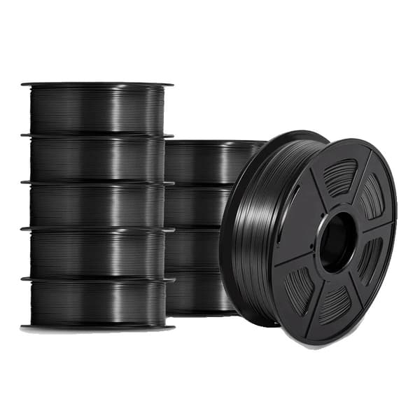 3D Printfilament, 1,75 mm diameter, 1,1 kg vægt, ingen bobler,SILKE-BK