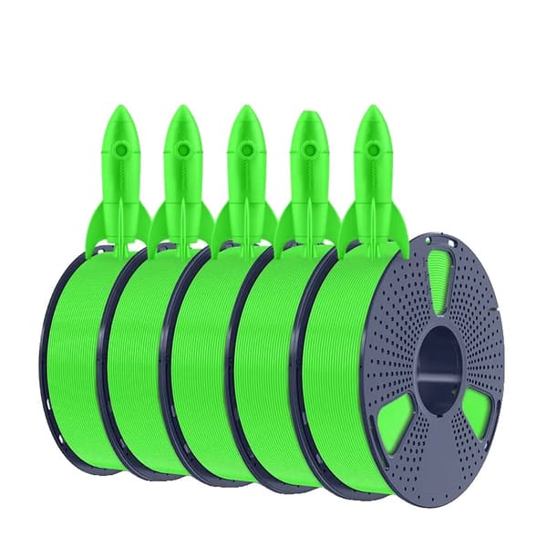 PLA-filament, solid form, 1 kg per rulle, hög hastighetsutskrift,HS-PLA  grön
