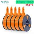 Miniatyrbild 2 av 2: PLA-filament, solid form, 1 kg per rulle, hög hastighetsutskrift,HS-PLA  orange