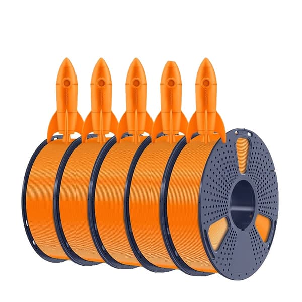 PLA-filament, solid form, 1 kg per rulle, hög hastighetsutskrift,HS-PLA  orange