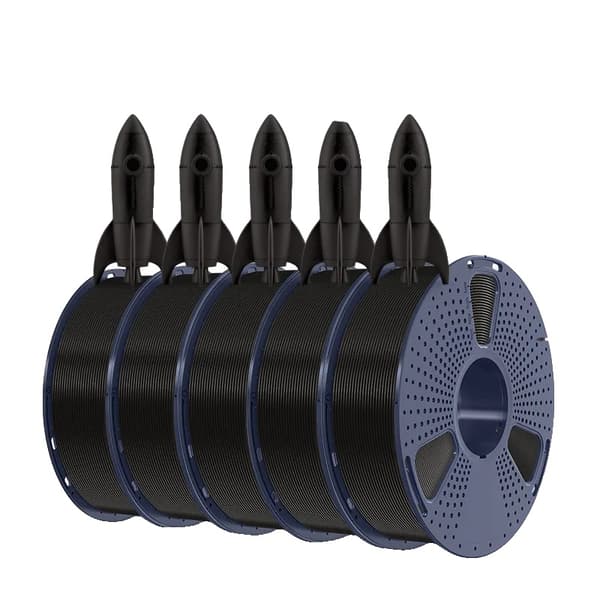 PLA Filament, Fast Form, 1KG pr. Rulle, Højhastighedsprintning,HS-PLA sort