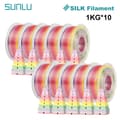 Pikkukuva 2 / 2: 3D-tulostimen filamentti, kaksivärinen/kolmivärinen, 1,75 mm halkaisija, 1 kg paino,SILK Rabinbow 01