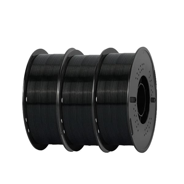 PLA Pro -filamentti, 1,75 mm halkaisija, 3 kg paino, eri värejä,Musta 3kg