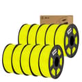 Miniatyrbillede 1 af 2: PLA filament, 1,75 mm diameter, 1 kg vægt, solid form,PLA GUL