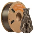 Miniatyrbillede 1 af 2: 3D-printer filament, Ultra Silk PLA, diameter 1,75 mm, nettovægt 1 kg,Mørk Guld