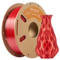 Pikkukuva 1 / 2: 3D-tulostimen filamentti, Ultra Silk PLA, halkaisija 1,75 mm, nettopaino 1 kg,Punainen