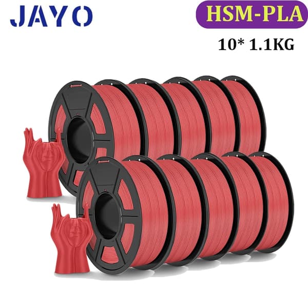 3D-printer filament, 1,75 mm diameter, 1,1 kg vægt, blokkeringsfri drift,HSMPLA 10CR