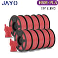 Miniatyrbillede 2 af 2: 3D-printer filament, 1,75 mm diameter, 1,1 kg vægt, blokkeringsfri drift,HSMPLA 10CR