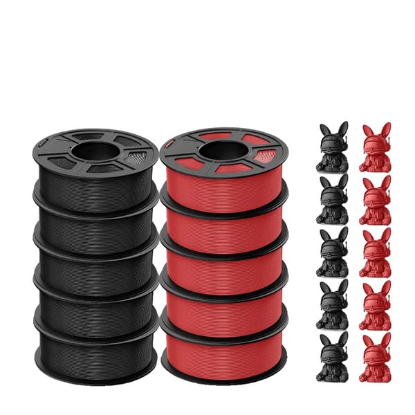 3D Printer Filament, Easy ABS, 1KG/Rulle, ABS Material,Let ABS 5BK 5RD