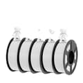 Miniatyrbillede 1 af 2: ABS filament, 1,75 mm diameter, 1 kg pr. rulle, 5 ruller,ABS Hvid 5Ruller