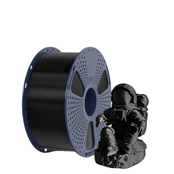 3D PETG Filament, 1,75 mm Diameter, 3 kg Vægt, Høj Styrke,PETG Sort