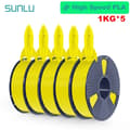 Miniatyrbild 2 av 2: PLA-filament, solid form, 1 kg per rulle, hög hastighetsutskrift,HS-PLA  gul