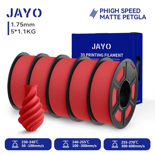 3D Filament, 1,75 mm Diameter, Højere Styrke, Glat Printning,5RD