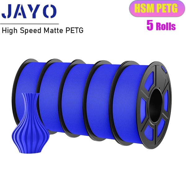 3D-printer filament, 1,75 mm diameter, 330 m længde, høj slagstyrke,HS Mat PETG 5L