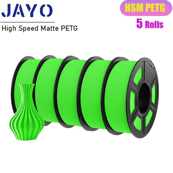 3D-printer filament, 1,75 mm diameter, 330 m længde, høj slagstyrke,HS Mat PETG 5GN