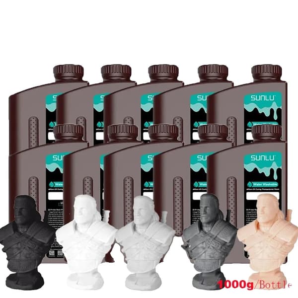 3D Harpiks, 1000g Størrelse, Lav Shrinkage, Flydende Form,Vandvask MIX 1