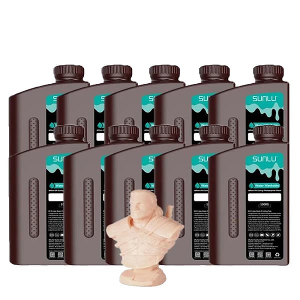 3D Harpiks, 1000g Størrelse, Lav Shrinkage, Flydende Form,Vandvask beige