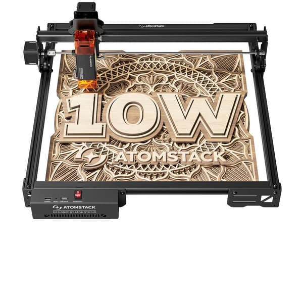 Lasergraver, 12W effekt, 410x380 mm gravurstørrelse