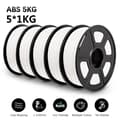 Pikkukuva 2 / 2: ABS-filamentti, halkaisija 1,75 mm, tulostuslämpötila 250-260 ℃, ei kuplia,ABS WT 5KG