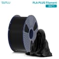 Miniatyrbillede 2 af 2: 3D Filament, 1,75 mm Diameter, ±0,02 mm Dimensionel Nøjagtighed, 3 kg Spole,PLA PLUS Sort