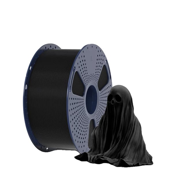 3D Filament, 1,75 mm Diameter, ±0,02 mm Dimensionel Nøjagtighed, 3 kg Spole,PLA PLUS Sort