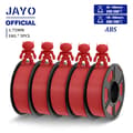 Miniatyrbillede 2 af 2: ABS filament, 1,75 mm diameter, 1 kg pr. rulle, 5 ruller,ABS Rød 5Rolls