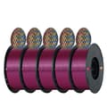 Miniatyrbillede 1 af 2: 3D-printer filament, 5KG multicolor silk PLA, 1,75 mm diameter, uden bobler,5KG Rød-gul-blå