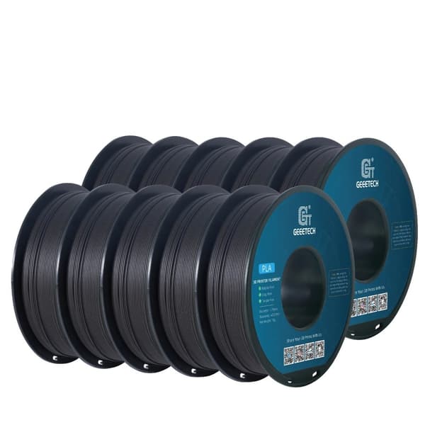Wood PLA filament, 1,75 mm diameter, 1 kg nettovægt, egnet til FDM 3D-printere,Træ Ebony