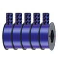 Miniatyrbillede 1 af 2: 3D-printer filament, 5KG multicolor silk PLA, 1,75 mm diameter, uden bobler,5KG Rød-guld-blå