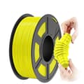Miniatyrbillede 1 af 2: TPU Filament, 1,75 mm Diameter, 1 kg Vægt, Fleksibelt Materiale,GUL