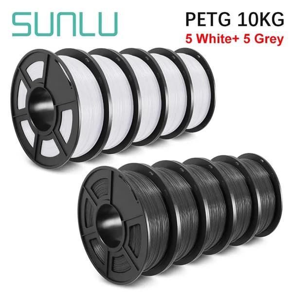 3D Filament, Vikt 10KG, Tråddiameter 1,75mm,PETG 5WT 5GY