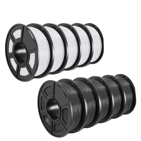 3D Filament, Vikt 10KG, Tråddiameter 1,75mm,PETG 5WT 5GY