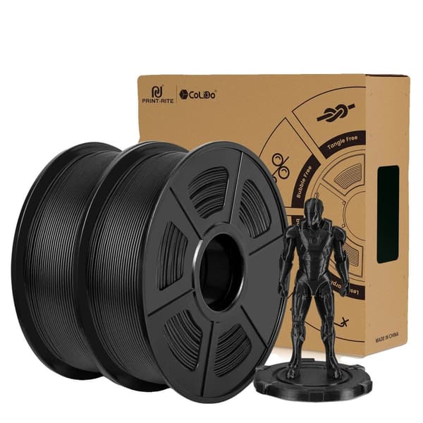 PLA filament, 1,75 mm diameter, 1 kg vægt, kulfiberforstærket,2 STK