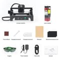 Miniatyrbillede 2 af 2: Lasergraver, 5,5W effekt, 130x130mm arbejdsområde, 10.000 mm/min hastighed,EU STIK, S1 5.5W