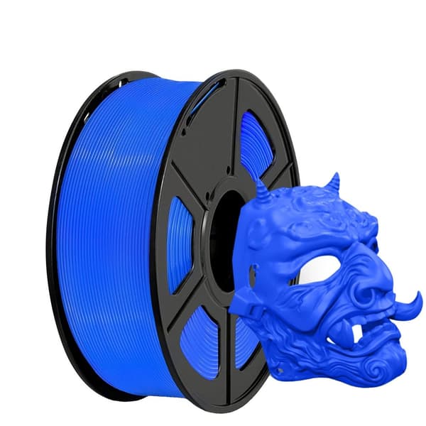 3D-printer filament, 1,75 mm diameter, PLA-material, forskellige farver,BLÅ