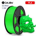 Miniatyrbillede 2 af 2: 3D-printer filament, 1,75 mm diameter, PLA-material, forskellige farver,GRØN