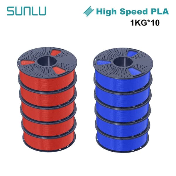 Højhastigheds PLA Filament, 1,75 mm Diameter, 180-190℃ Printtemperatur, 100% Zero Bubble,HS-PLA RD BL