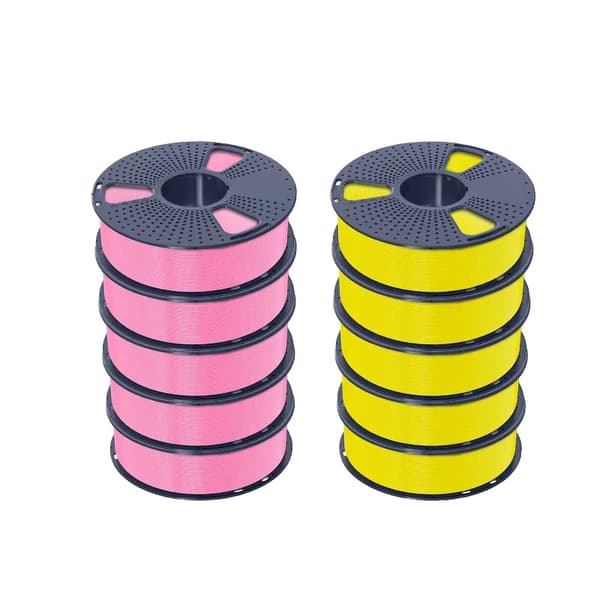 Højhastigheds PLA Filament, 1,75 mm Diameter, 180-190℃ Printtemperatur, 100% Zero Bubble,HS-PLA GUL PK
