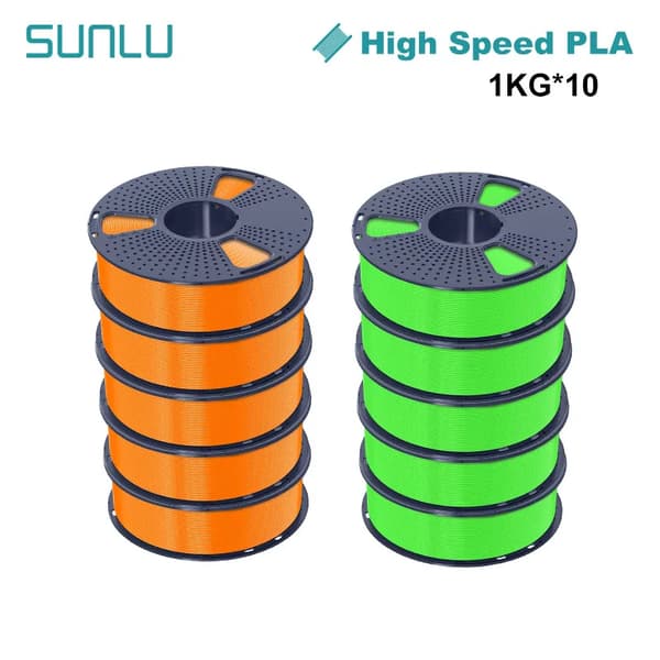Hög hastighet PLA-filament, 1,75 mm diameter, 180-190℃ utskriftstemperatur, 100% utan bubblor,HS-PLA GN ELLER