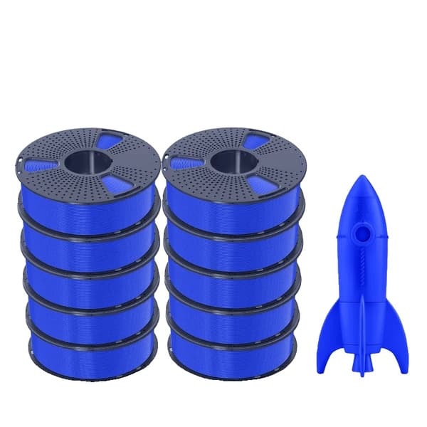 Højhastigheds PLA Filament, 1,75 mm Diameter, 180-190℃ Printtemperatur, 100% Zero Bubble,HS-PLA Blå