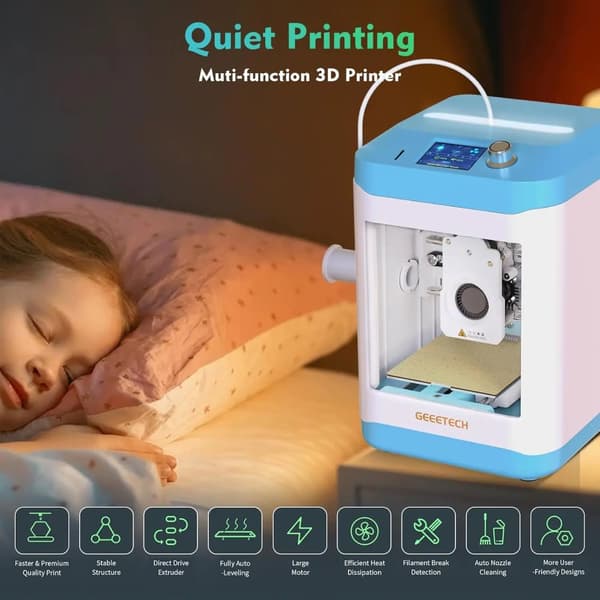 3D-skrivare, automatisk nivåjustering, dubbeldrivextruder