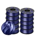 Miniatyrbillede 1 af 2: 3D-printer filament, 1,75 mm diameter, 10 ruller, boblefri,TPUSILK 10DB