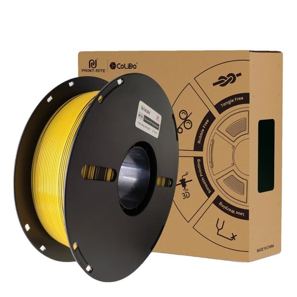 SILK PLA 3D Printfilament, 1,75 mm Diameter, 1 kg Nettovægt, Høj Styrke,Sort-Guld