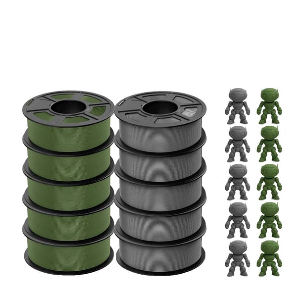 ABS-filament, 1,75 mm, slagbeständigt, kompatibelt med 99 % av FDM 3D-skrivare,ABS 5OG 5GY