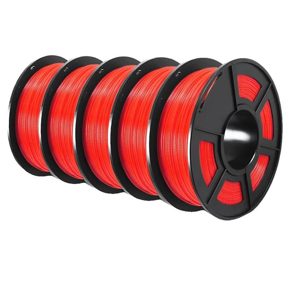 3D Filament, 1,75 mm, ympäristöystävällinen, 1 kg,PETG punainen